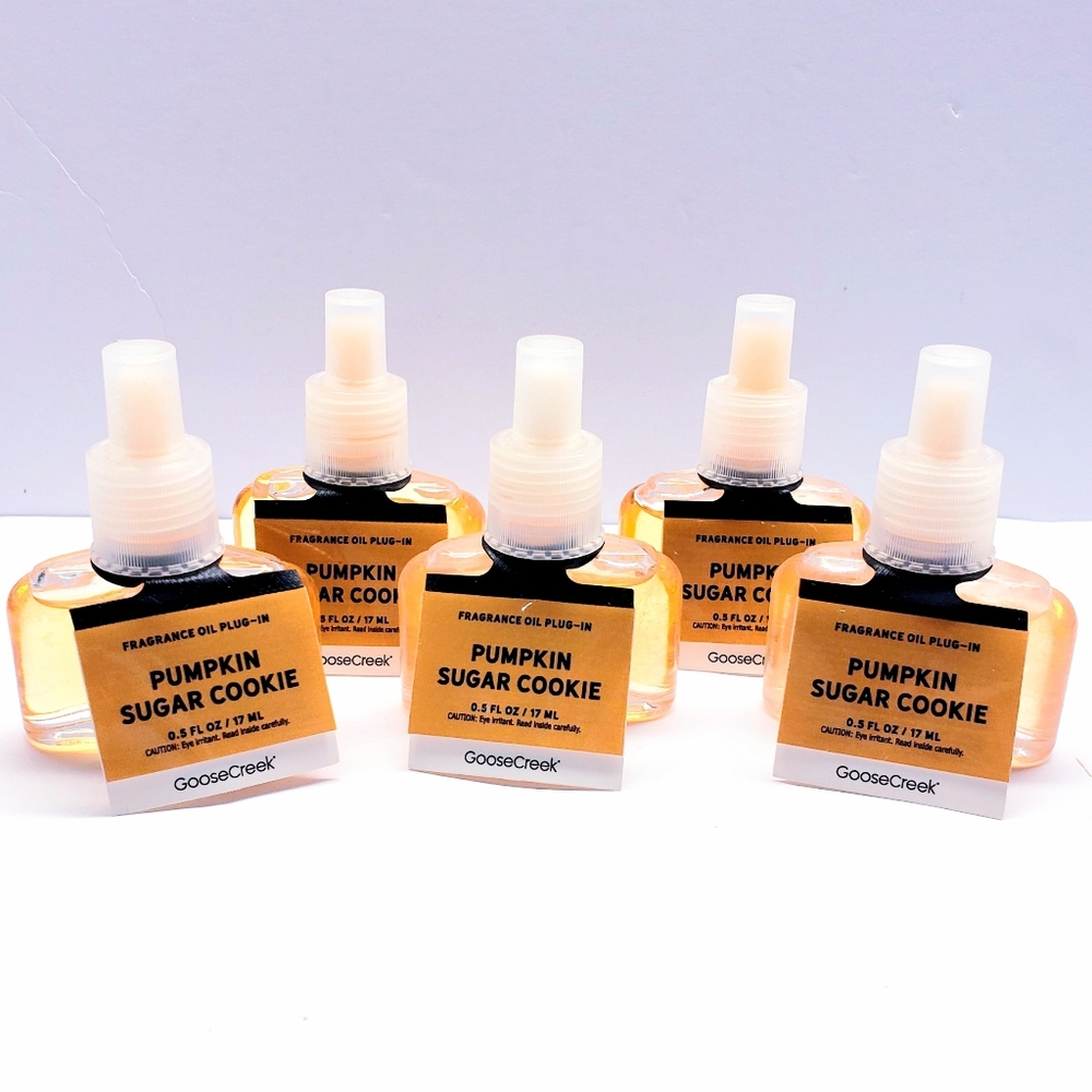 Goose Creek PUMPKIN SUGAR COOKIE Fragrance oil plug-in refill, 0.5 oz (5 Pcs)